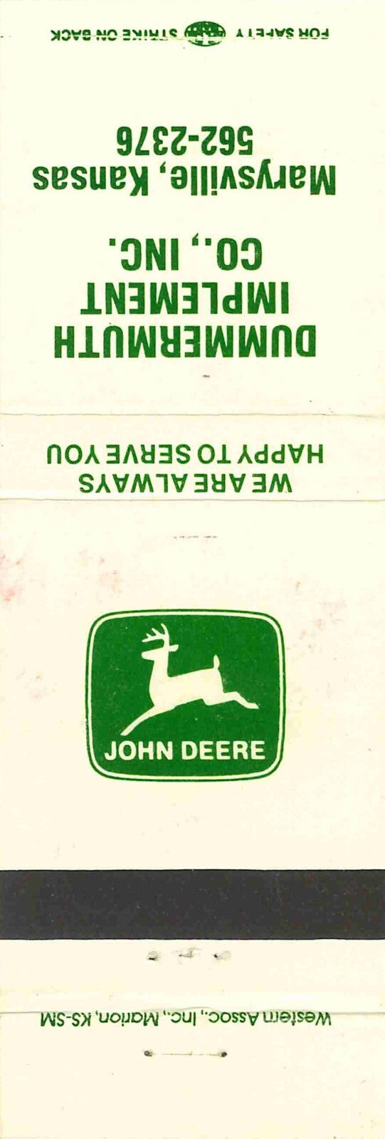 John Deere Matchbook 2 Leg Dummermuth Implement Co Marysville Kansas