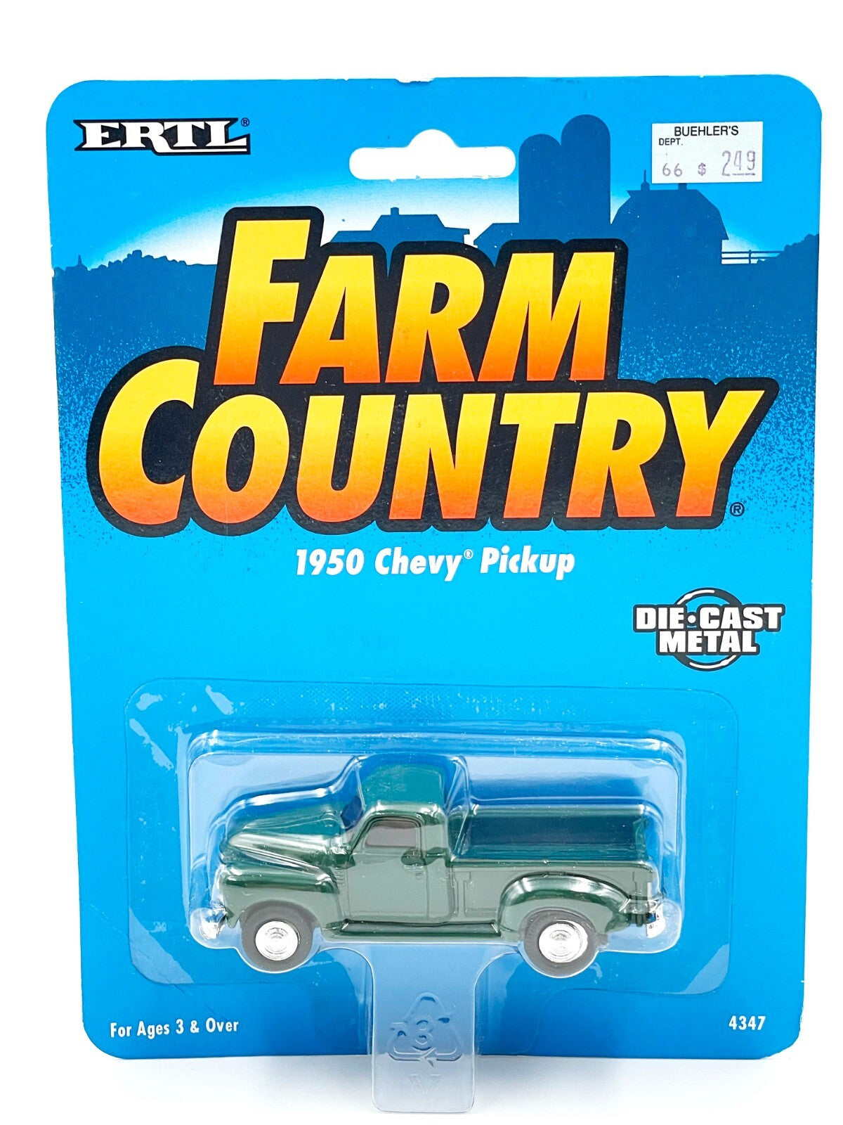1/64 Chevy 1950 Pickup Truck Green