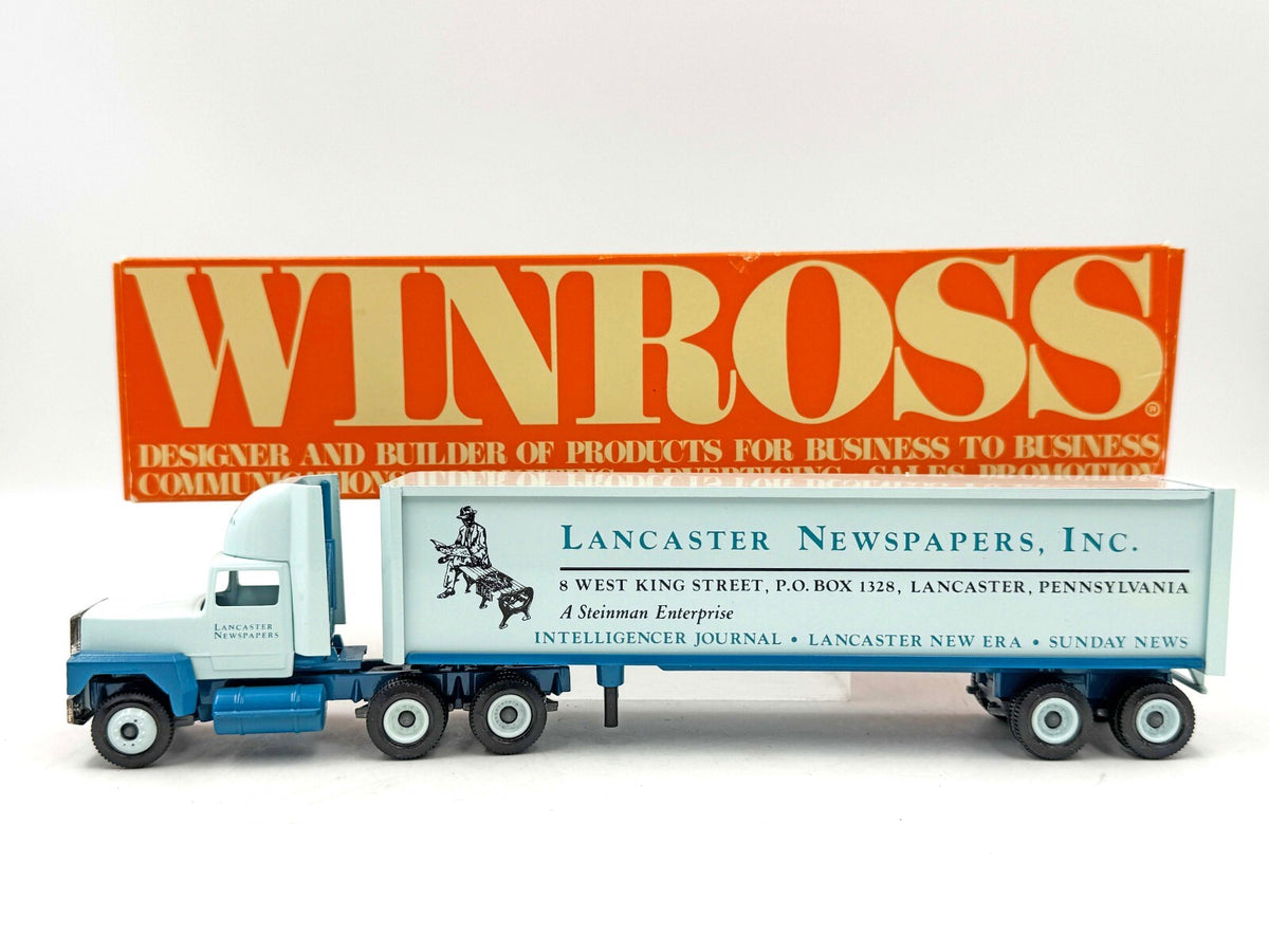 1/64 Winross Truck Semi Lancaster Newspapers A156