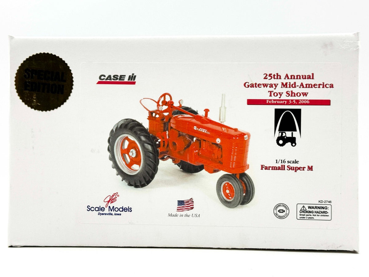 1/16 Farmall Super M Narrow Front Tractor, 25th Annual Gateway Mid-America Toy S