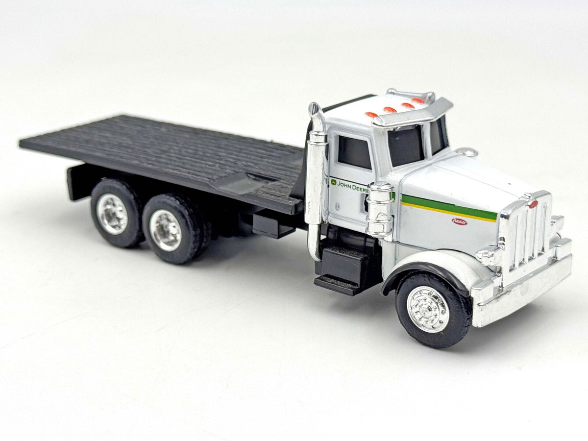 1/64 Peterbilt Model 367 John Deere Ag Dealer Flatbed Truck