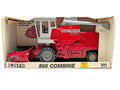 1/16 Massey Ferguson 850 Combine With 2 Heads