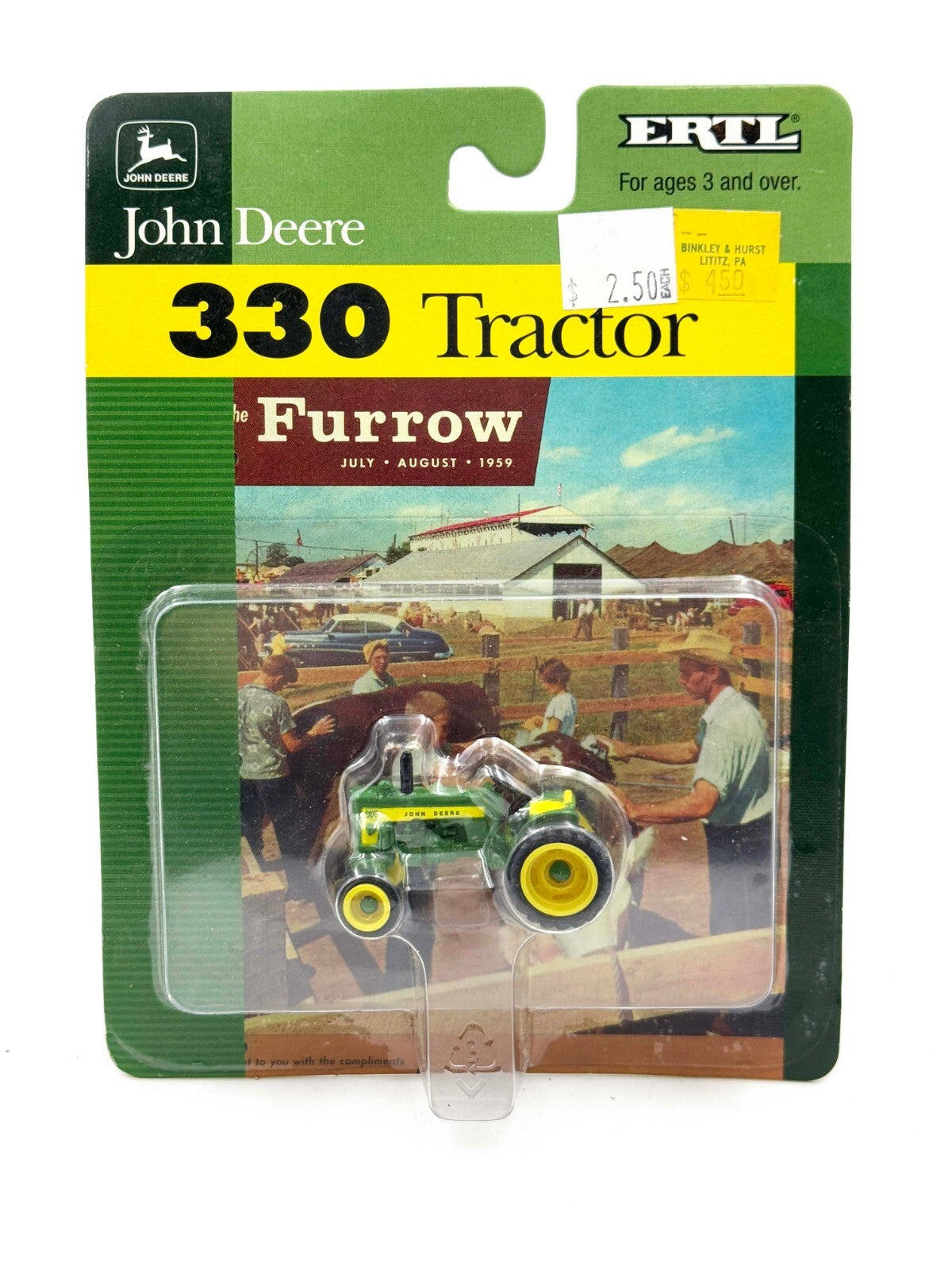 1/64 John Deere 330 Tractor Wide Front