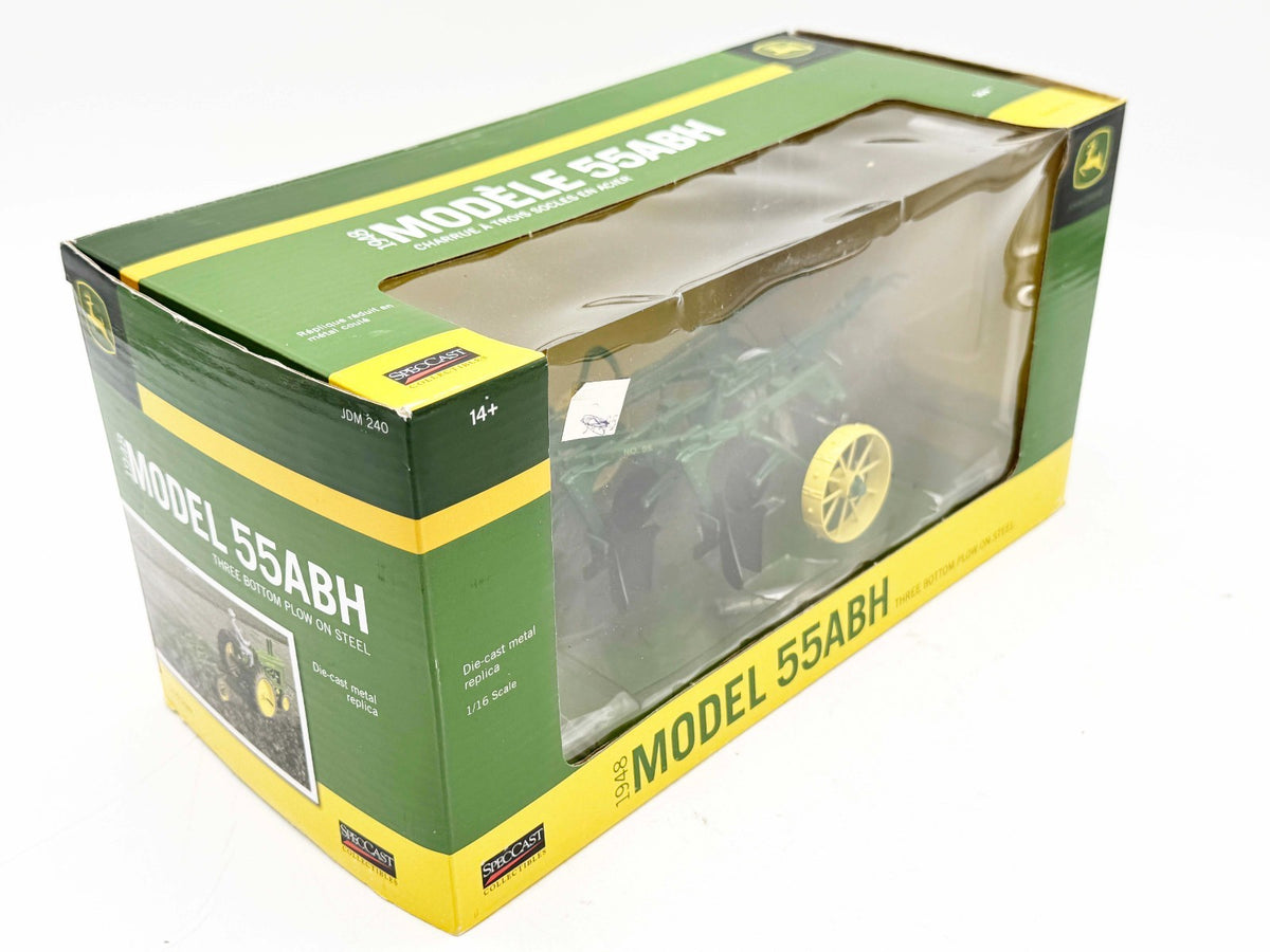 1/16 John Deere 1948 Model 55ABH 3 Bottom Plow On Steel