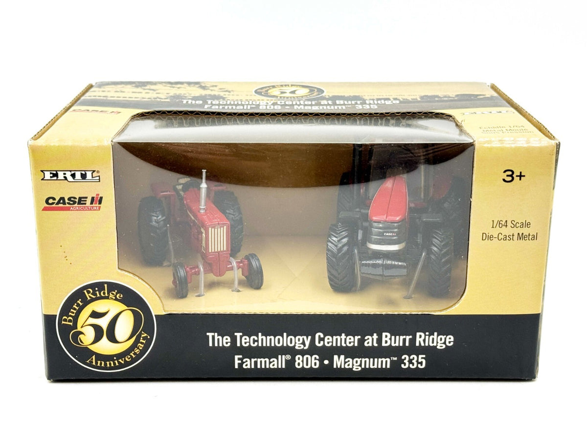 1/64 Case Ih Magnum 335 Fwa Tractor And 2Wd Farmall 806, Burr Ridge Tech. Center