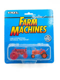 1/64 Farmall Red F-20 And Case Vac 2WD Tractor Set