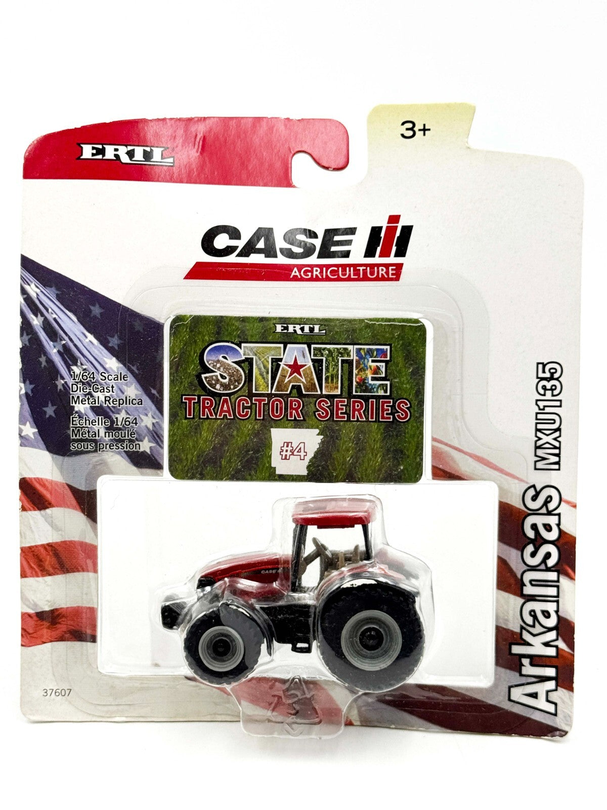 1/64 Arkansas Case IH MXU135 State Tractor Series