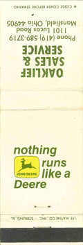 John Deere Matchbook 2 Leg Oaklief Sales & Service Mansfield Ohio