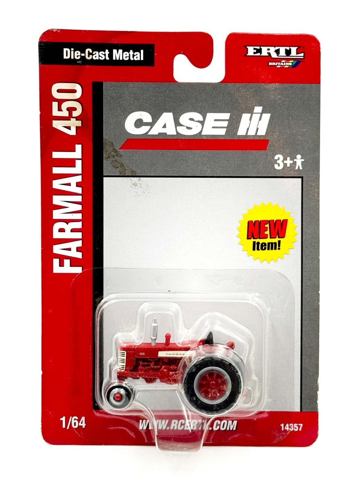 1/64 Case IH Farmall 450 Tractor With Narrow Front