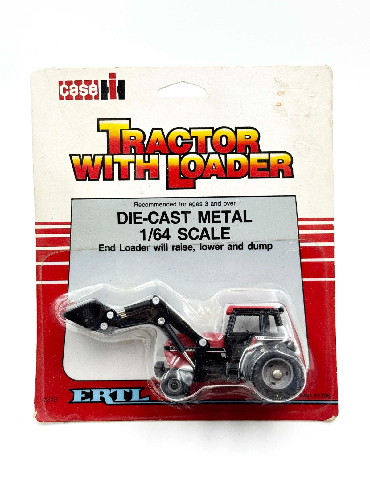 1/64 Case International 2594 Tractor With End Loader
