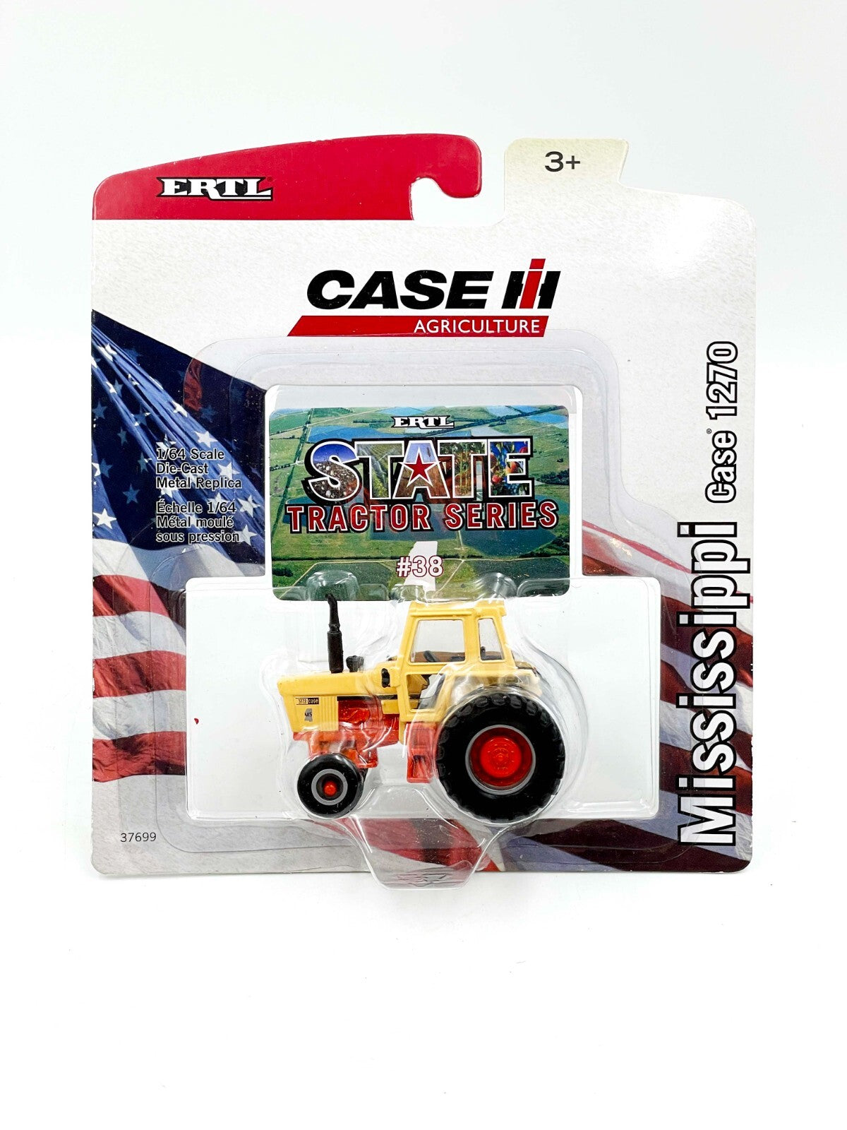 1/64 Case 1270 Mississippi State Tractor