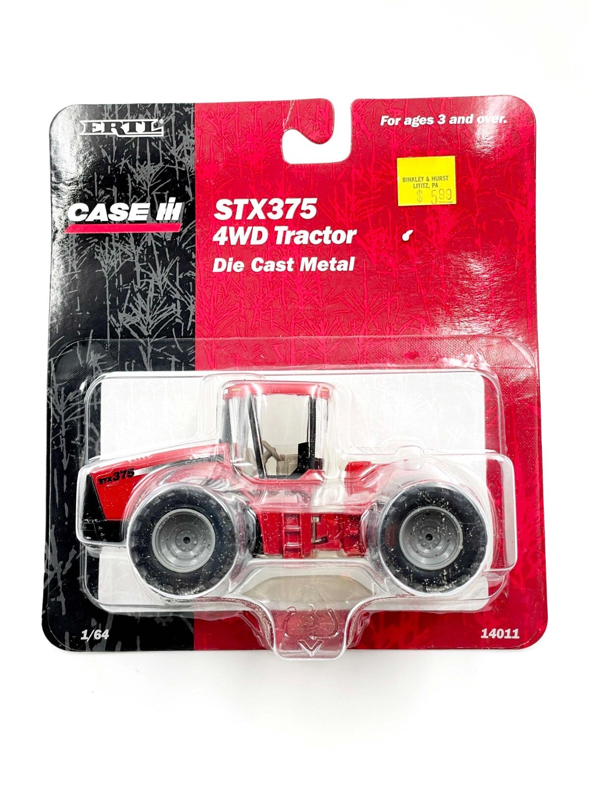 1/64 Case IH STX 375 4Wd Tractor With Triples
