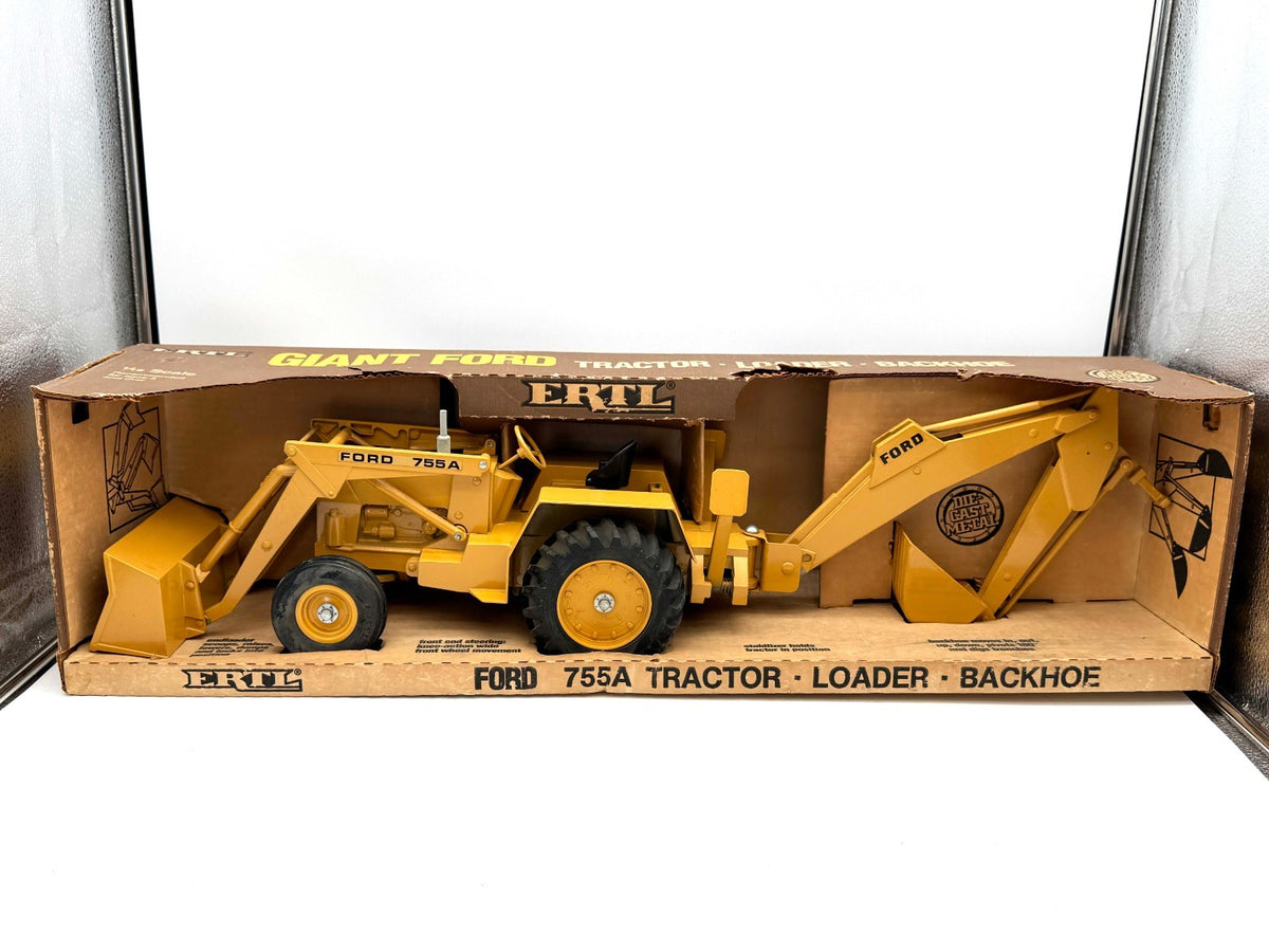 1/12 Ford 755A Backhoe in Original Box