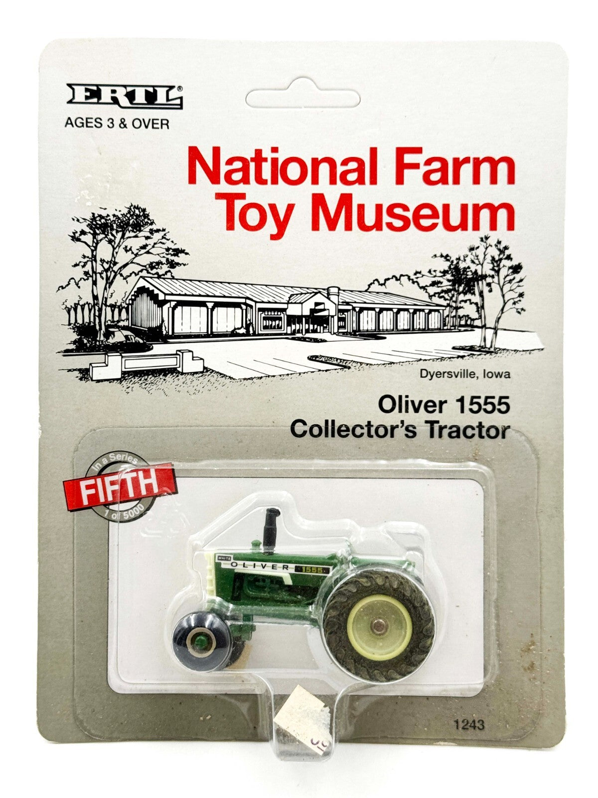 1/64 Oliver 1555 Collector’s Tractor National Farm Toy Museum