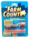 1/64 Allis Orange Tractor Accessories, Blade, Blower, Mower, Sprayer