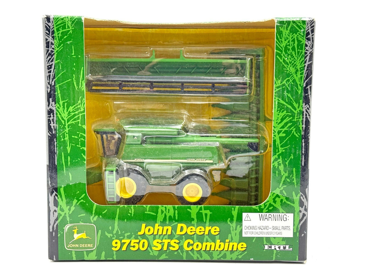 1/64 John Deere 9750 STS Combine With 12 Row Corn Head & Grain Head