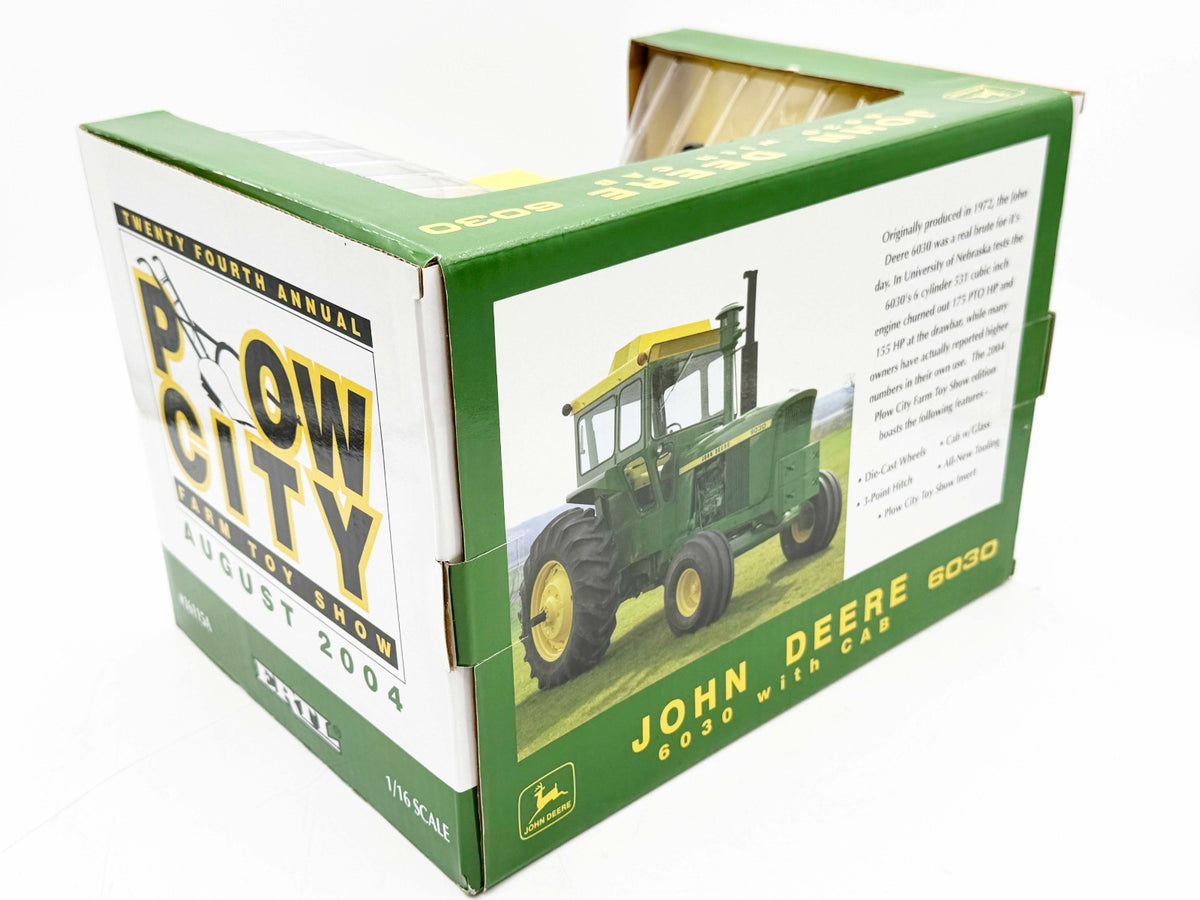 1/16th John Deere 6030 Tractor With Cab Plow City 2004