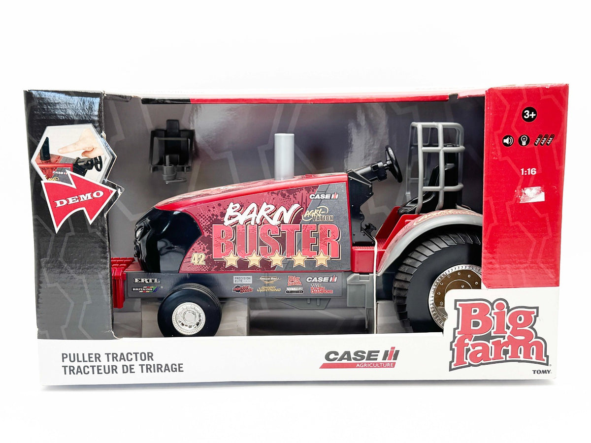 1/16 Case IH Barn Buster Pulling Tractor Big Farm