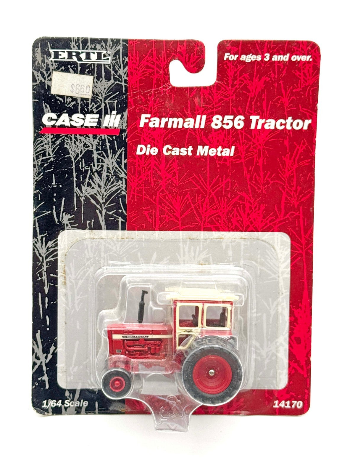 1/64 Farmall 856 Wide Front Tractor With Hiniker Cab