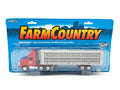 1/64 Plainfield Trucking Semi With Livestock Trailer
