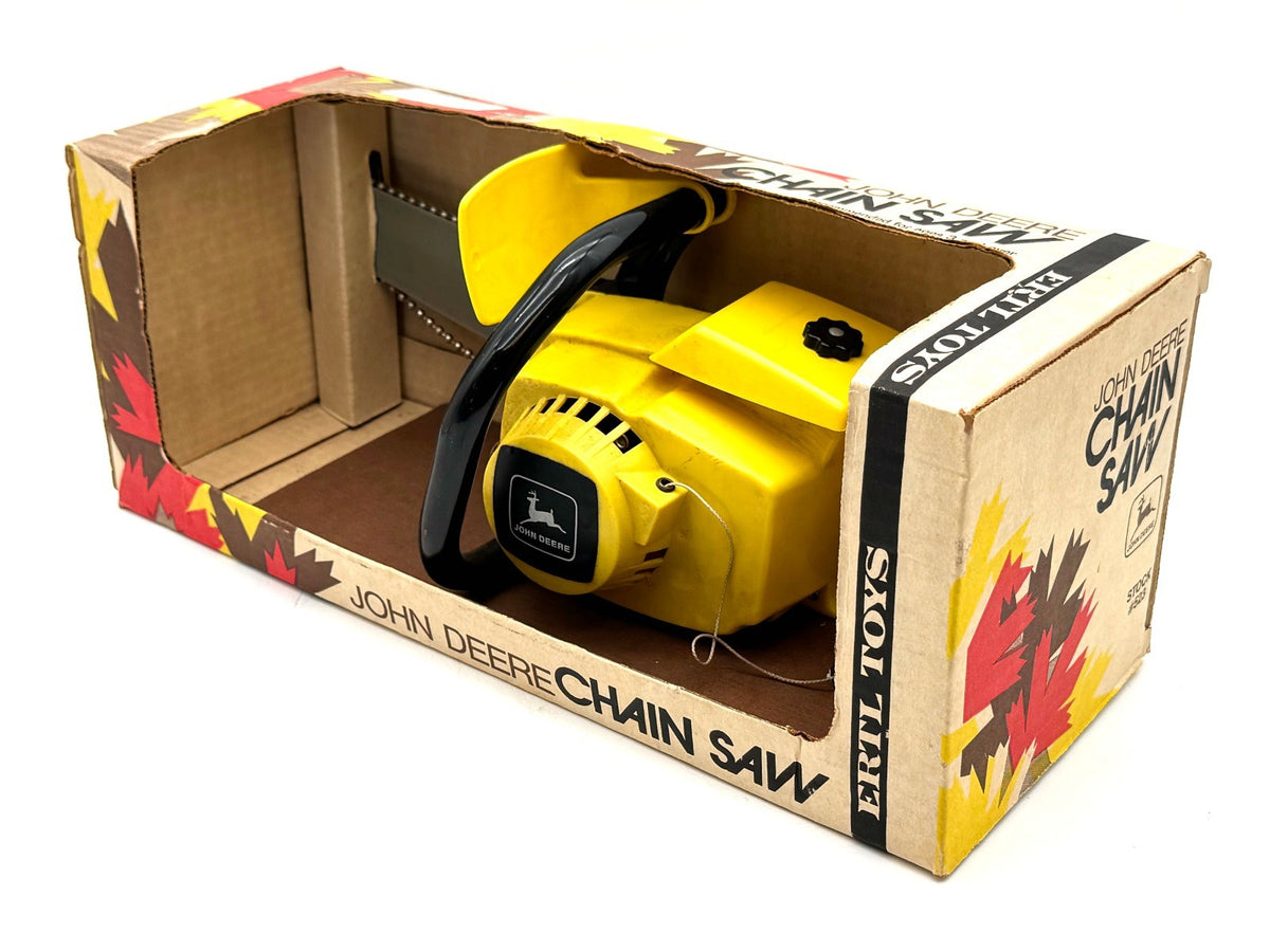 Toy John Deere Chainsaw in Box