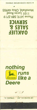 John Deere Matchbook 2 Leg Oaklief Sales & Service Mansfield Ohio
