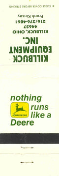 John Deere Matchbook 2 Leg Killbuck Equipment Inc Killbuck Ohio Frank Kinsey