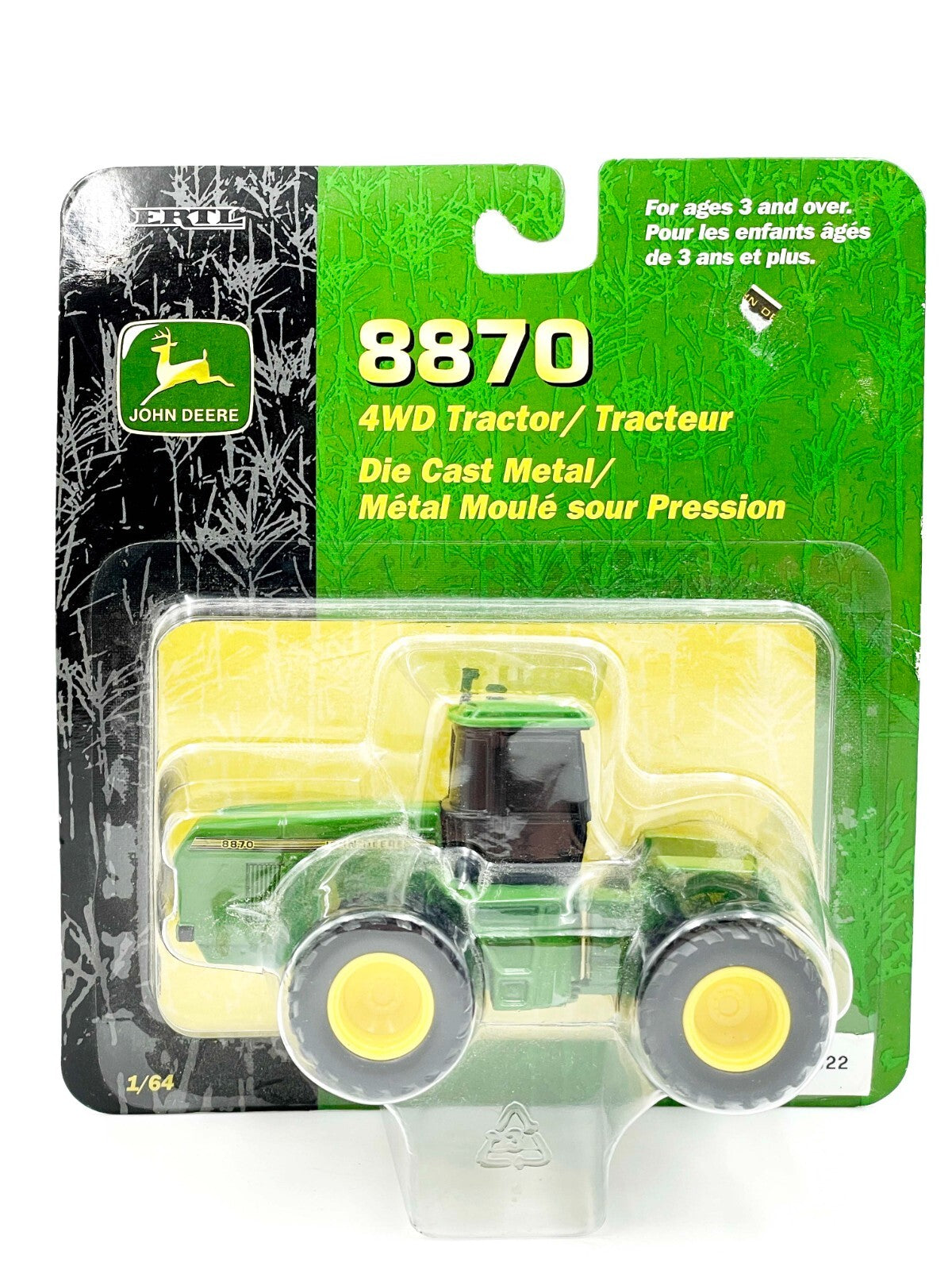 1/64 John Deere 8870 4WD Tractor With Duals