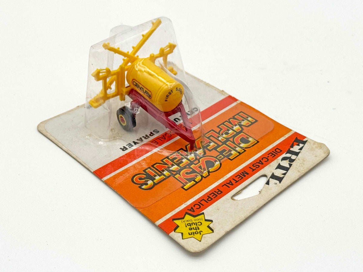 1/64 Red & Yellow Pull Type Century Sprayer, 1/5000 First Edition