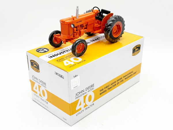1/16 John Deere 40 Industrial RARE Orange Two Cylinder Club