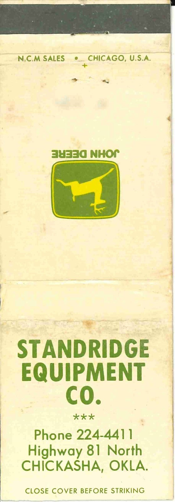 John Deere Matchbook 2 Leg Standridge Equipment Co Chickasha Oklahoma