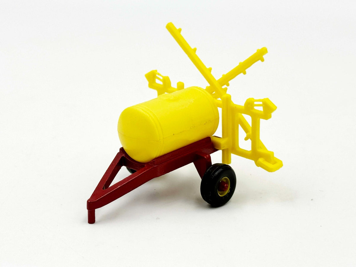 1/64 Red & Yellow Pull Type Sprayer