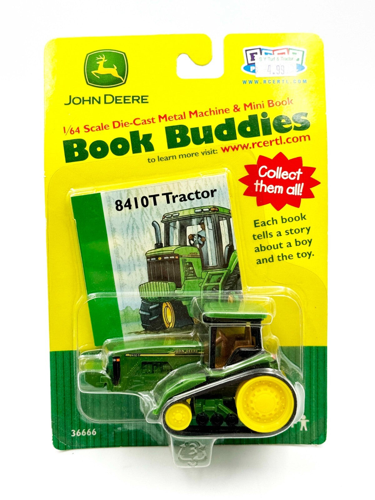 1/64 John Deere 8410T Tractor, Book Buddies