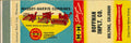 Matchbook Cover Massey Harris Combines Hoffman Implt Holyoke Colorado