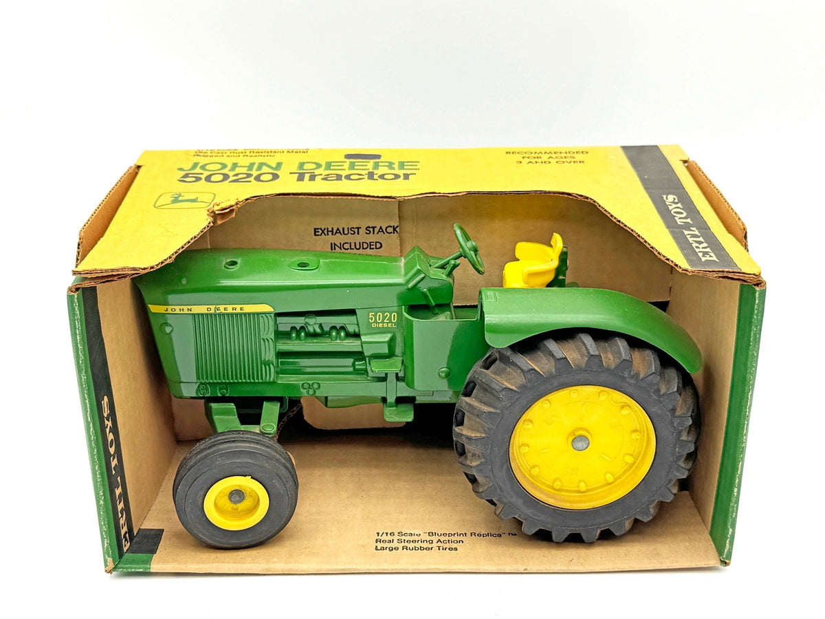 1/16 John Deere 5020 2 Hole in Yellow Top Box