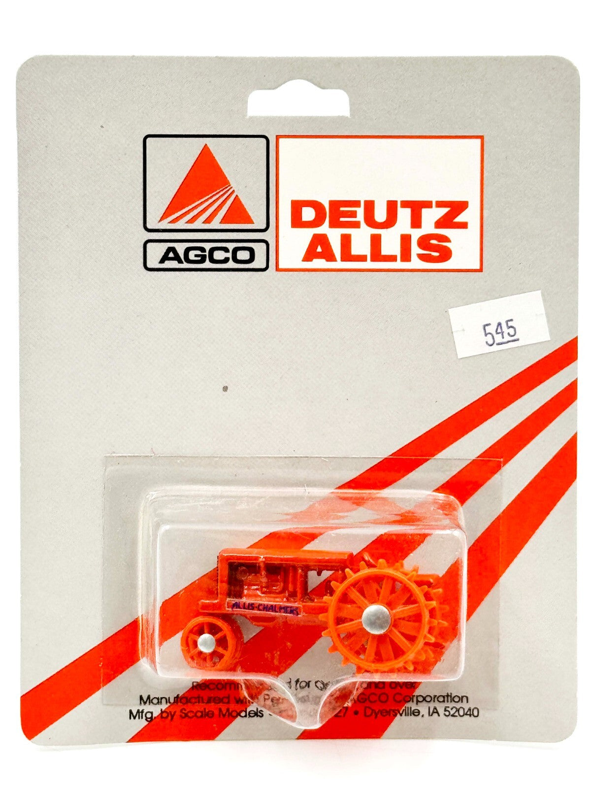 1/64 Allis Chalmers WC Narrow Front Tractor On Steel Metal Casting