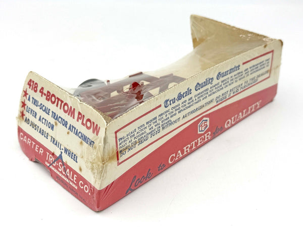 1/16 Tru Scale Four Bottom Plow in Bubble Box