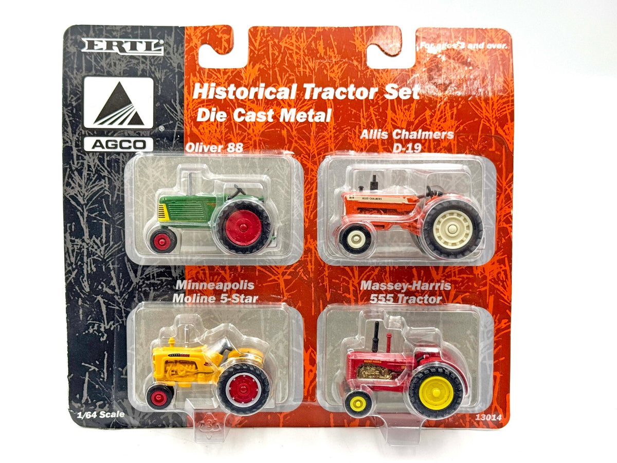 1/64 Agco Historical Tractor Set #4 Oliver 88, Minneapolis Moline 5 Star, Massey