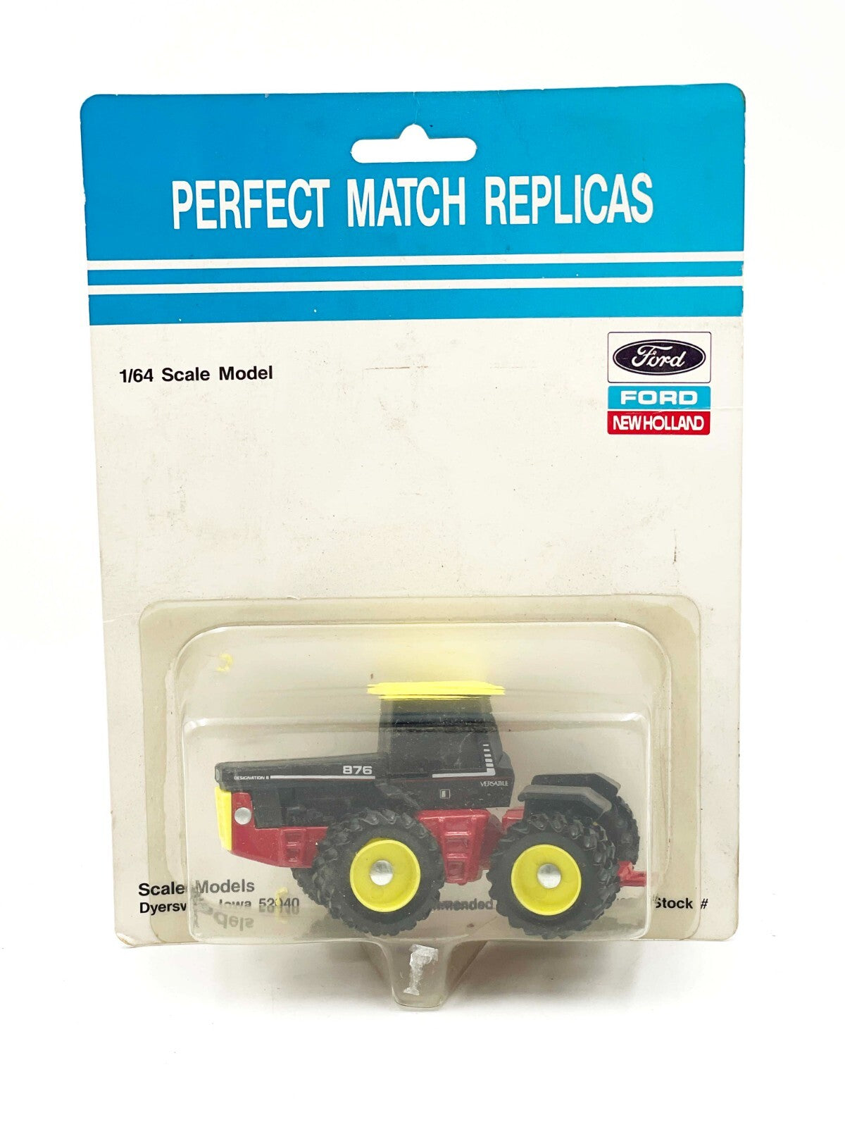 1/64 Ford Versatile 876 4wd Tractor With Duals on New Holland Card