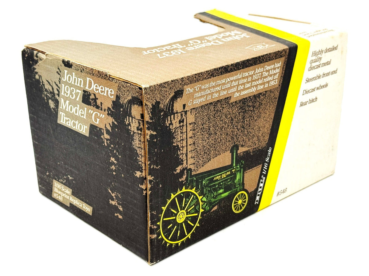 1/16 John Deere 1937 Model G Tractor on Steel, Collector Edition