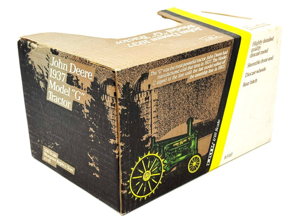 1/16 John Deere 1937 Model G Tractor on Steel, Collector Edition