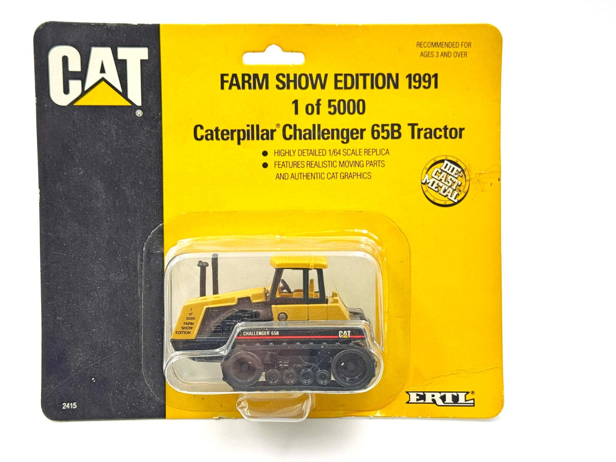 1/64 Caterpillar Challenger 65B Tractor With Tracks Farm Show Edition 1991