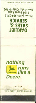 John Deere Matchbook 2 Leg Oaklief Sales & Service Mansfield Ohio