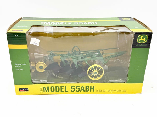 1/16 John Deere 1948 Model 55ABH 3 Bottom Plow On Steel