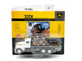 1/64 John Deere 320E Skid Steer Loader With Peterbilt Model 367 Straight Truck