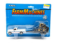 1/64 Ford New Holland Pick Up w/ Trailer and Skid Loader