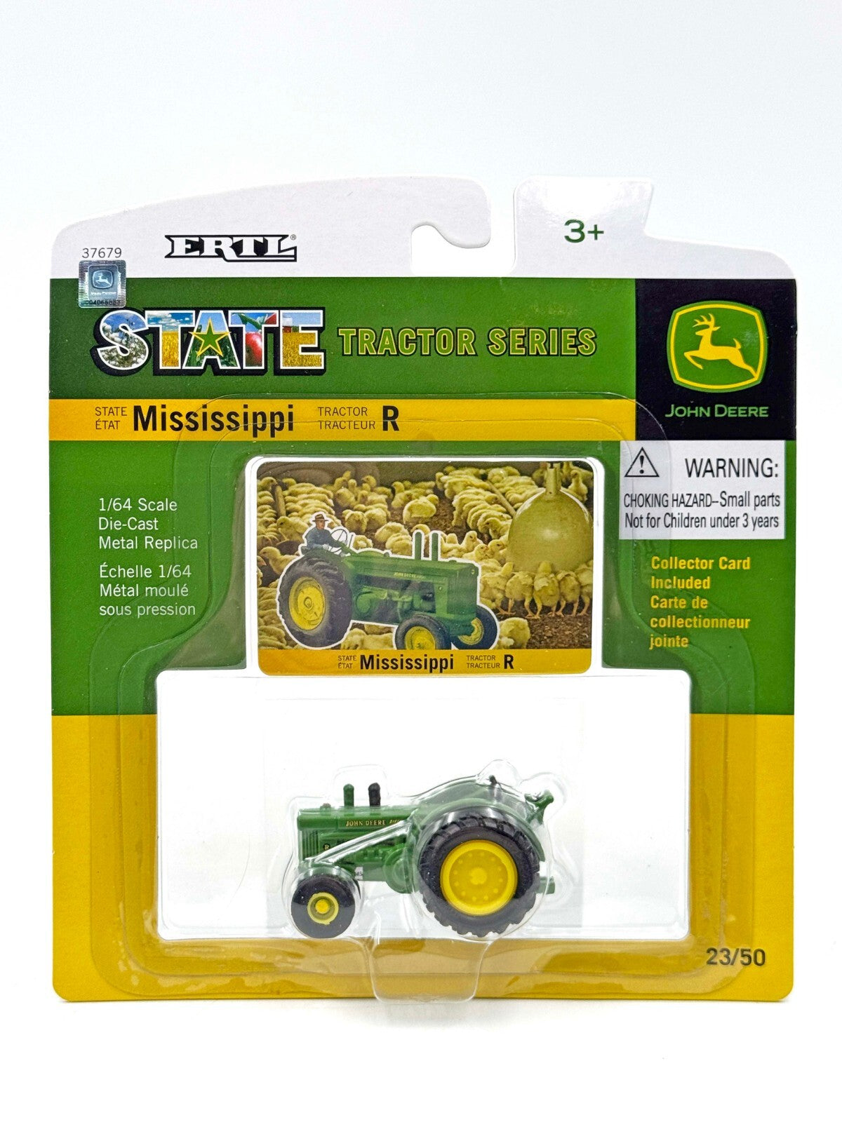 1/64 John Deere R Mississippi State Tractor
