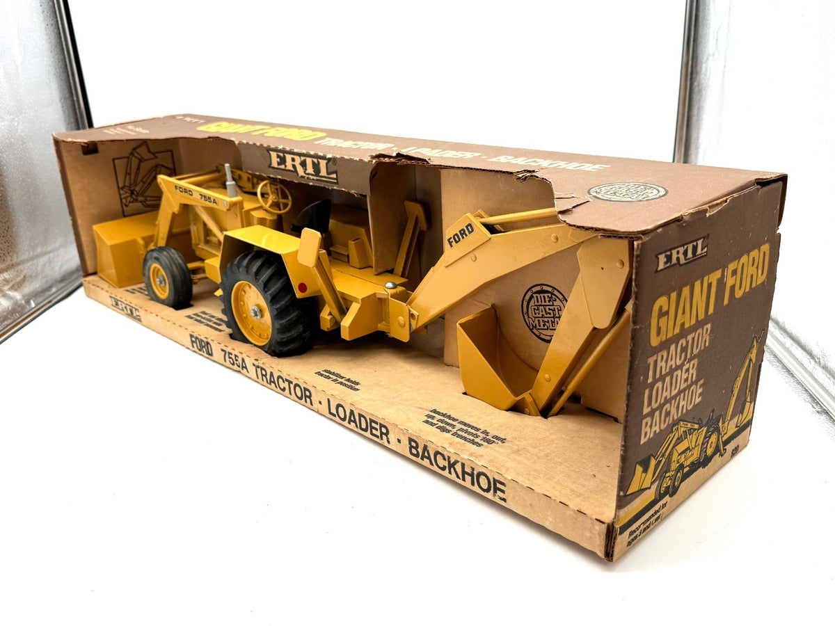 1/12 Ford 755A Backhoe in Original Box