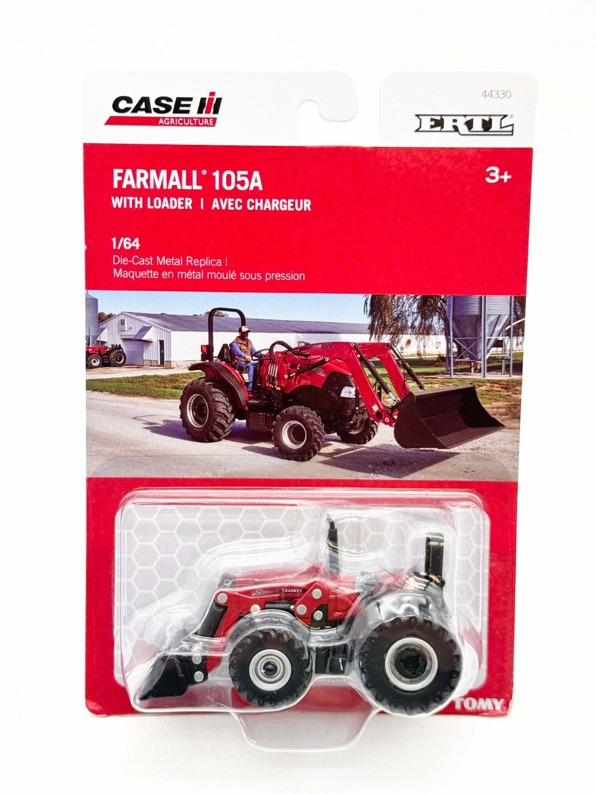 1/64 Case IH Farmall 105A w/ Loader