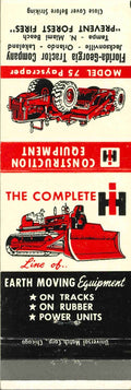 Matchbook Cover International Crawler & Payscraper Florida Georgia Tractor Co